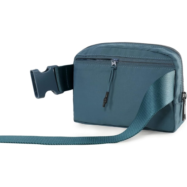Unisex mini bæltetaske med justerbar rem Lille taljelomme til