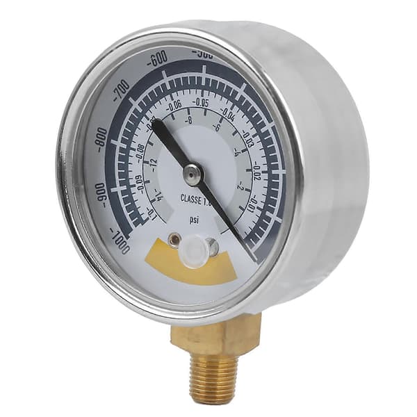 Trykmåler Præcist luftmålerinstrument til vakuumpumpe 0?14psi NPT 1/8in stik