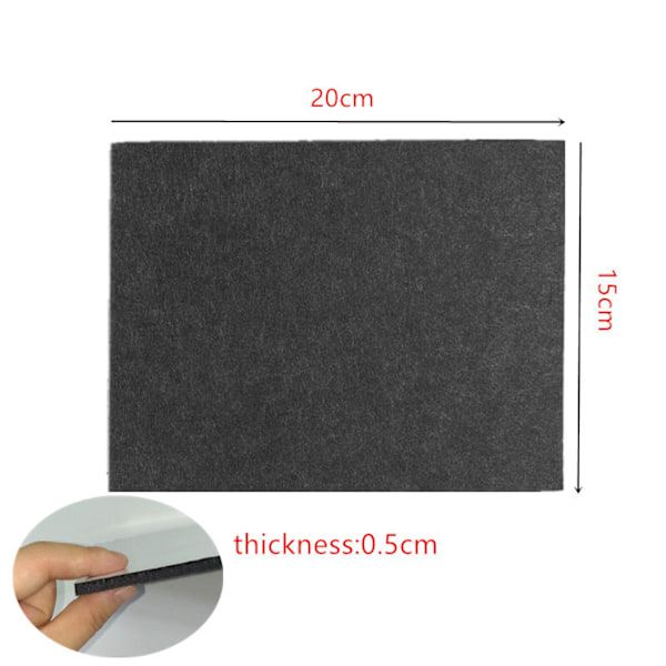 Möbelfotsfilt glider 9-pack 20x15cm självhäftande möbelgolvmattor