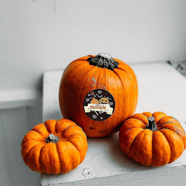 500 stk/rull Happy Halloween Klistremerker Etiketter 8 Design Trick Or Treat Dekorative Konvoluttforseglinger Stick&
