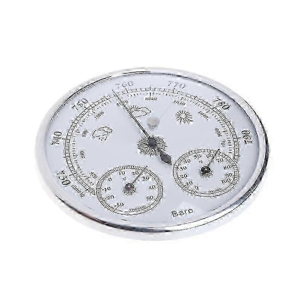 Værstasjon for husholdninger barometer termometer hygrometer vegghengt