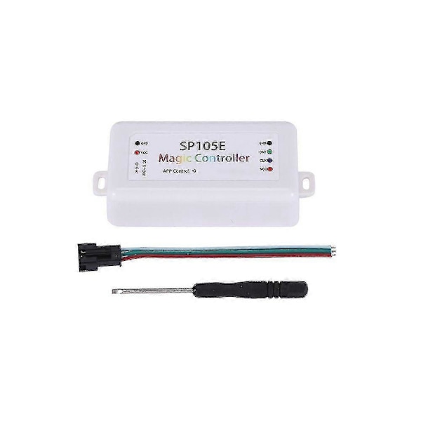 Sp105e Trådløs Bluetooth Controller App Ws2811 Ws2812b Ws2801 Sk6812 Apa102 Individuelt Adresserbar