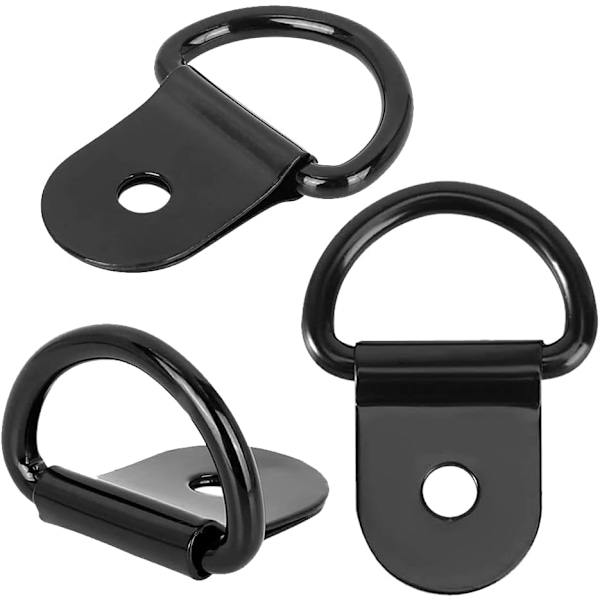 ##/D-Ring Spännringar 20 stycken Rostfritt Stål Spännring Lashi##/