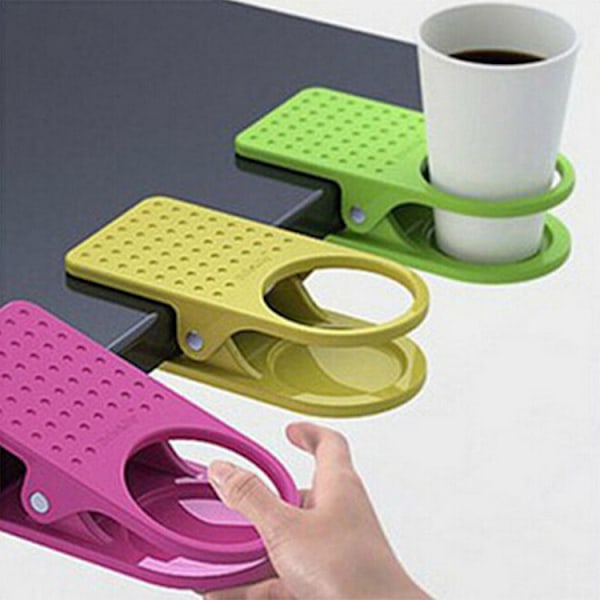 ##/6 st. Clip-kopphållare för bord, kaffekopp, vattenkopp, universell kaffekopp, fat, design för hem eller kontor##/