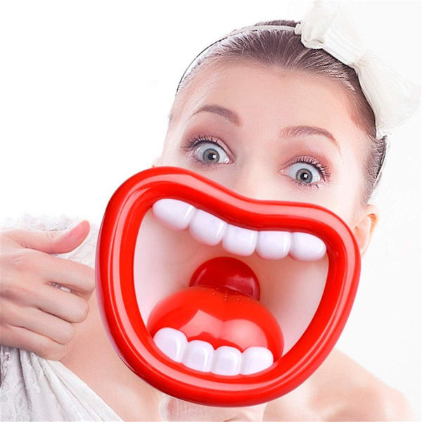 Big Mouth Morsom Stemmeforandrer Megafon Leke Gut for Gutter Barn Jul