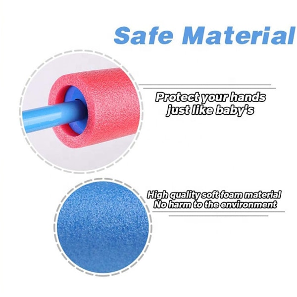 ##/6 stk Tilfeldige Farger Vannpistoler for Småbarn 25cm Blandet Farge Skum Vannpistol Strandleker Vann Sprøytepistol for Festgaver Basseng Hage Utendørs##/