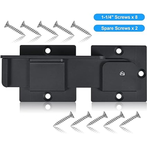 7,5\" Flip Gate Latch Lås med Hänglås Hål 1-pack, 4mm Tjock