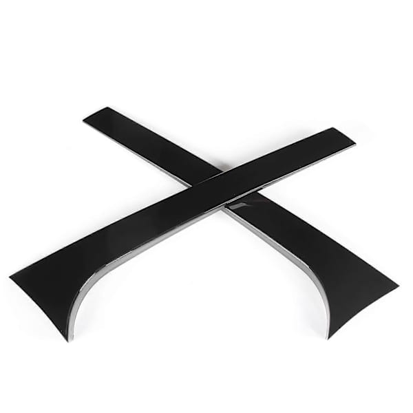 2 stk. Bagrude Side Spoilere Vinge Canards Trim Erstatning til Kodiaq 2016?2021 Blank Sort