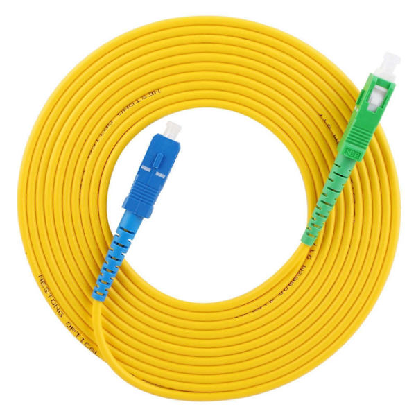 Fiber Jumper 20m Optisk Fiber Patch Cord Single Mode Kabel Sc APC-Sc UPC