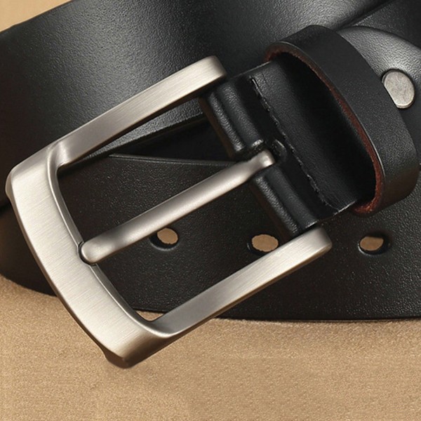 ##/Mænds læderbælte 38 mm bred##/
