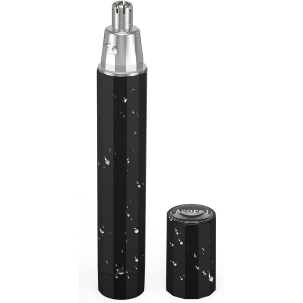 Nose and Ear Hair Trimmer（Black）, Professional Battery Operated