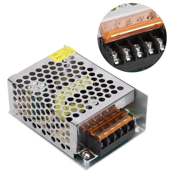 Switch Strömförsörjning Drivrutin Adapter DC12V Aluminiumlegering LED-skärm Ljusramp 3D-skrivare (S6012S12v 5a 60WAC100240V)
