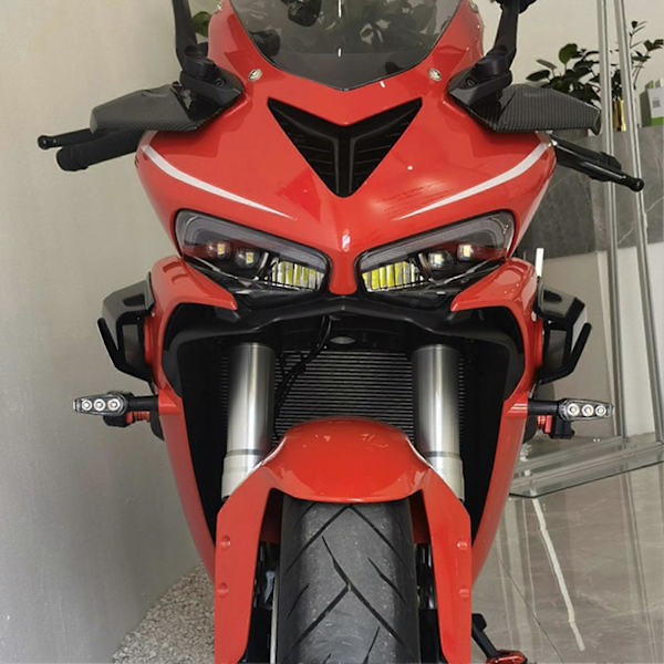 Motorcykel Side Spoiler Vinger Aerodynamisk Kåbe Winglets Deflektor Sæt til ADV 150 2019 til 2020 Sort