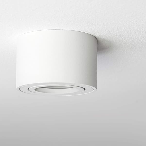 Ultratunt downlight - roterbar, i mattvit