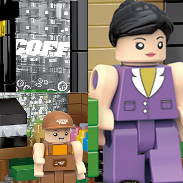 ##/Byggekloss-minibygate, kaffebar, 685 deler##/