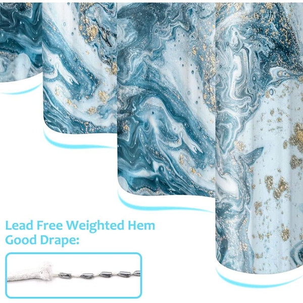 ##/Marmor Bruseforhæng Blå Abstrakt Vandfarve Spiralstruktur Mineral##/