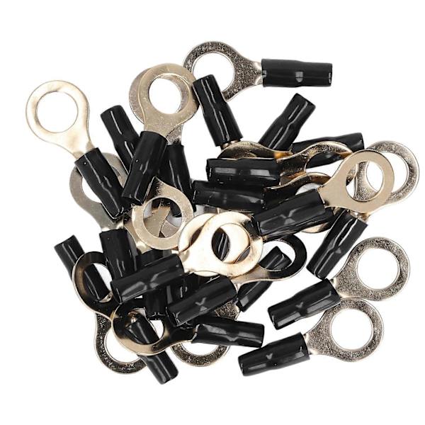 25 stk. 8GA Kabelsko Kobber 12mm Indvendig Diameter Ring Kabel Terminal Endeforbindelse til Fordelingsboks