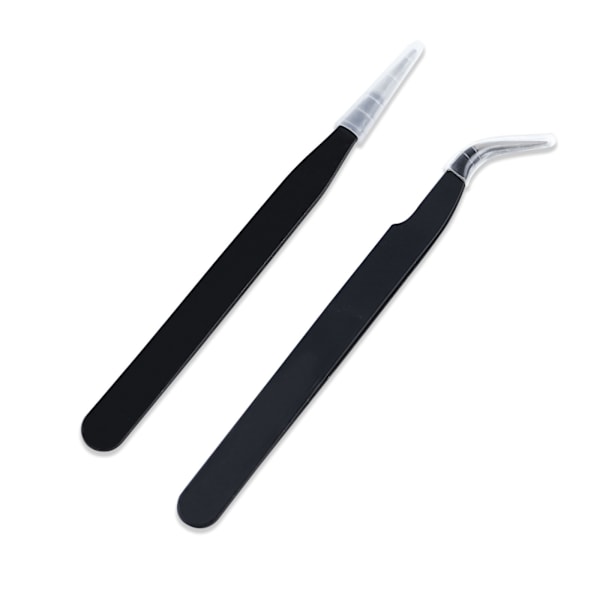 Set med pinsetter, pinsetter i rustfritt stål, pinse