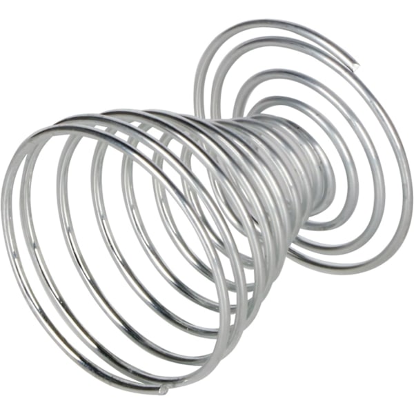 3 x Æggebægre i rustfrit stål med spiralformet tråd