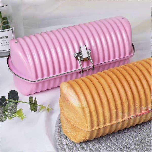 Brødform i kulstofstål, brødform, toastkage, cylinderformet toastboks