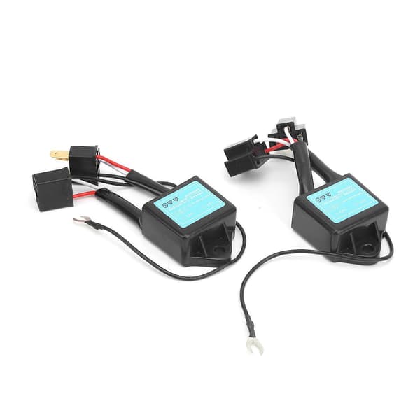 2 stk. LED feilfri dekoder frontlykt for H4 polaritetskonverter Antiflimmer feileliminering