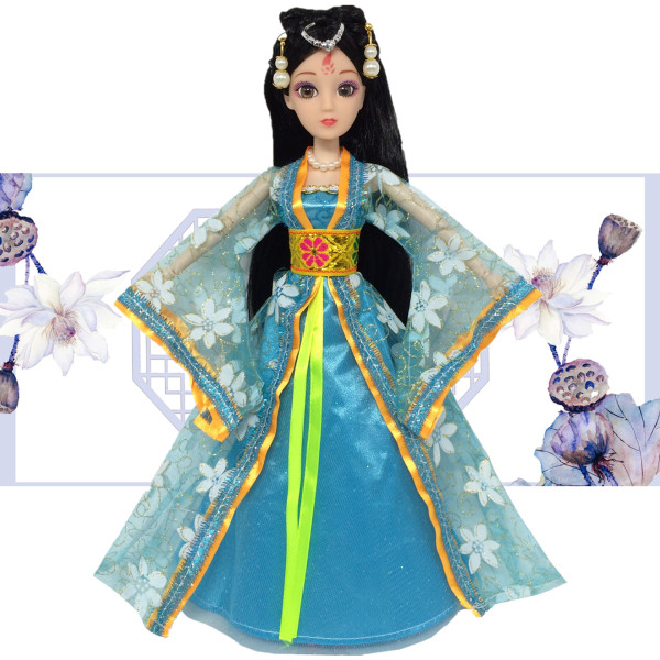 Barbie-muotiasu, 4 osaa, 4 nukken lisävarustetta, lapsille