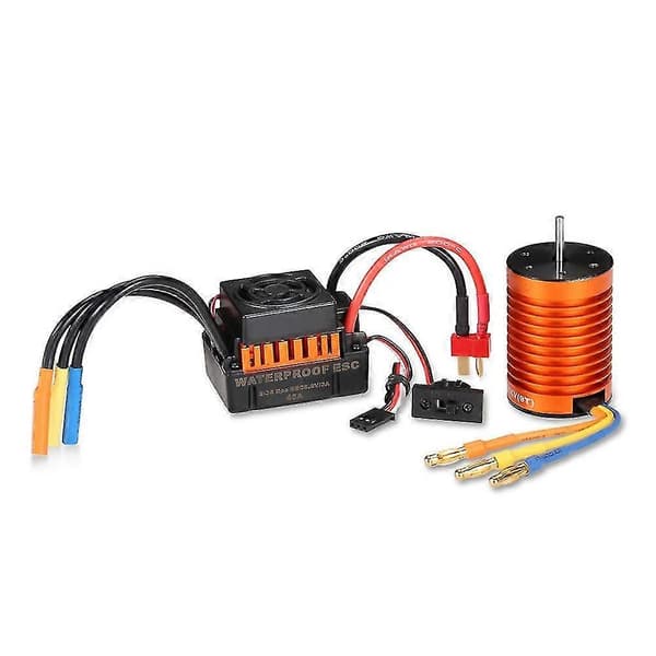 Surpass Hobby F540 Vanntett 4370KV Børsteløs Motor +45A ESC for 1/10 Rc Bildeler