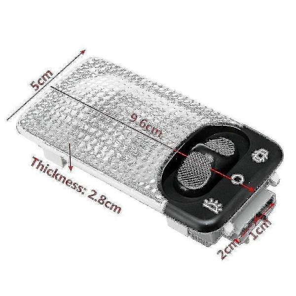 Bil Interiör Taklampa Kupolläs Lampa För C1 C2 C3 206 Cc 207 6362ac 6362k9 6362p3