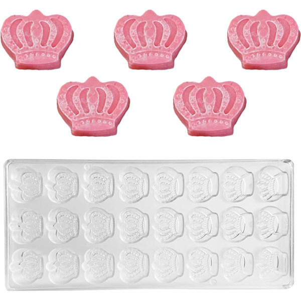 Transparent Chokladform, Klar Plast Godisform, För Maki