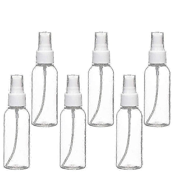 30 st Sprayflaskor 30ml 1oz Klar Tom Fin Mist Plast Mini Reseflaska Set, Små Påfyllningsbara