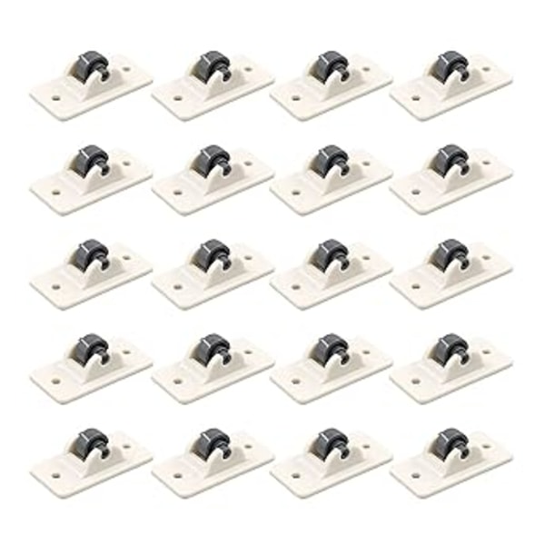 20-pack Mini Självhäftande Kasterrullar, Små Limhjul