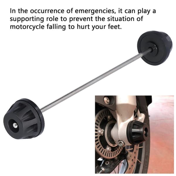 Motorcykel Krockaxel Framhjul Gaffel Slider Skydd Ersättning för R NineT Scrambler