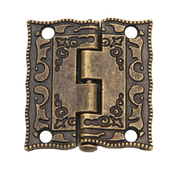 ##/4-pack Retro Mini Metallgångjärn 36 x 23 mm Brons##/