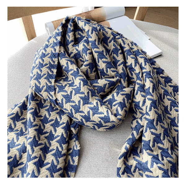 Varm plädscarf imitation kashmir sjal 55*190cm