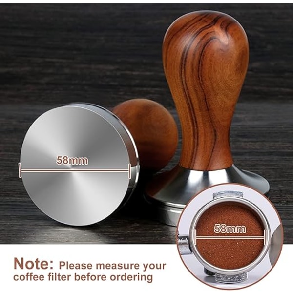 Kaffetamper, Kaffetamper, Espressotamper, Rostfritt Stål
