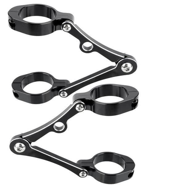 Ljusrampfästen Monteringsfäste Bar Clamp Kit Motorcykel Strålkastare Monteringsfäste Huvud 39-41mm