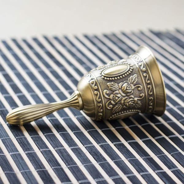 ##/Hängande dekorativ handklocka, klassisk antik ringklocka##/