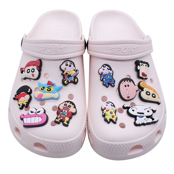 25 st Unisex Skocharm, Flerfärgade