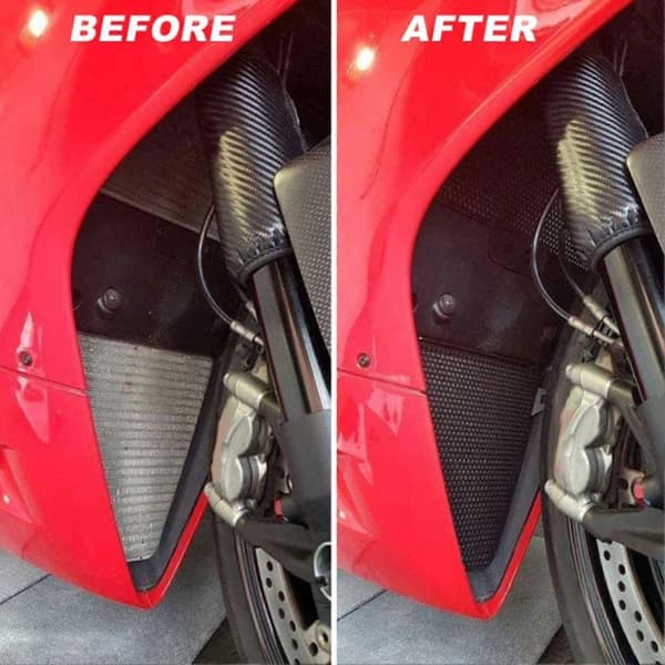 Motorcykel Nedre Kylargrill Skydd Ram Aluminiumlegering Ersättning för Ducati Panigale V2 2020+