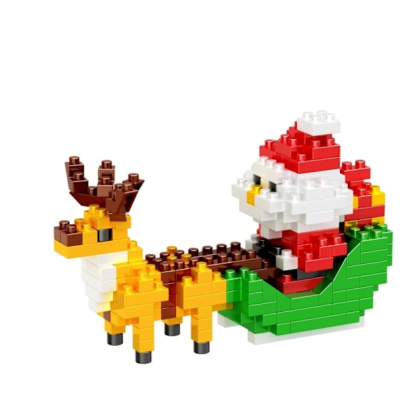 ##/Julbyggklossar, 236 st Santa Claus och ren##/