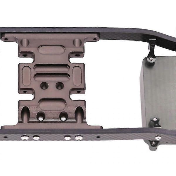 SCX10 313mm 12.3 tum Ram Balk Kolfiber Chassi Ram Skenor för 1/10 Axial SCX10 RC Crawler T