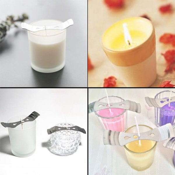 ##/(15cm) Kynttilän sydämet 200 kpl Luonnolliset kynttilän sydämet Luonnonpuuvillaiset sydämet DIY-kynttilänvalmistukseen##/