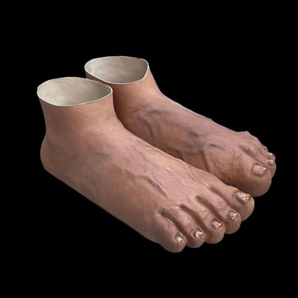 ##/Grottmän-tofflor Roliga Latextofflor##/