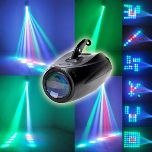 Scene Lampe RGBW 64 Led Billedprojektor Lille Luftskib Lys Voic