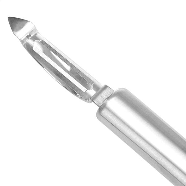 Drejelig rustfrit stål skræller med lodret blad
