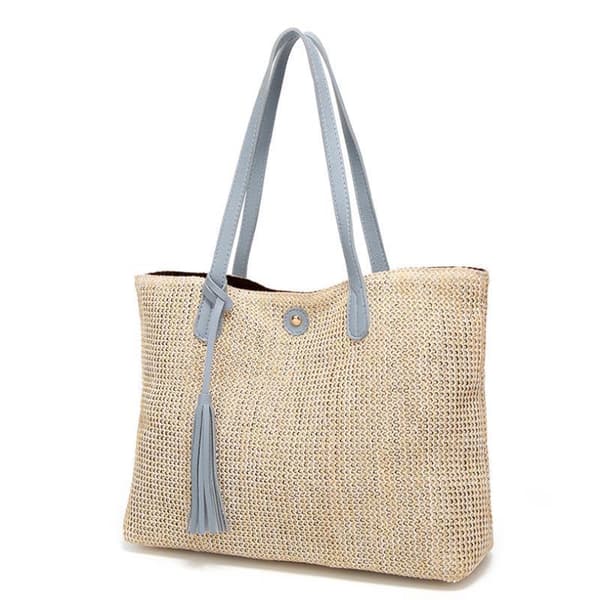 Axelväska Dam Väska Halmvävd Crossbody Bohemia Handväskor