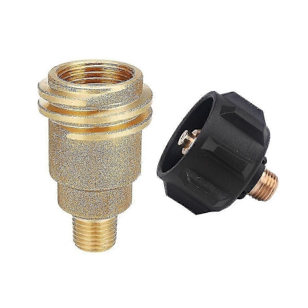 Qcc1 Propan Adapter Gasregulatorventilfitting 5042 Han Qcc1 Møtrik Propan Gasfitting Slangeadapter