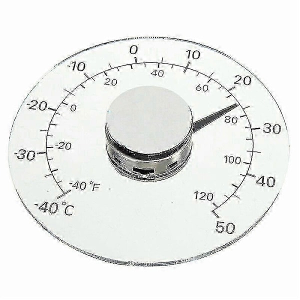 Utendørs Termometer, Vanntett Vinduetermometer Makron Transparent Utendørs Hage Termometer-