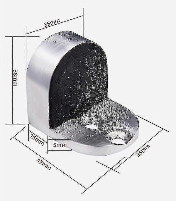 304 Magnetisk dörrstopp i rostfritt stål, golvmonterad magnetisk dörrstopp