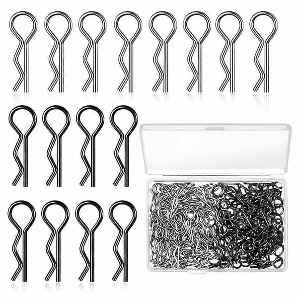120st Bil R-clips För 1/10 1/12 TAMIYA wltoys HSP RC Bilskal Kaross